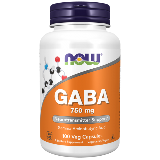 NOW GABA 750mg - 100 Capsule