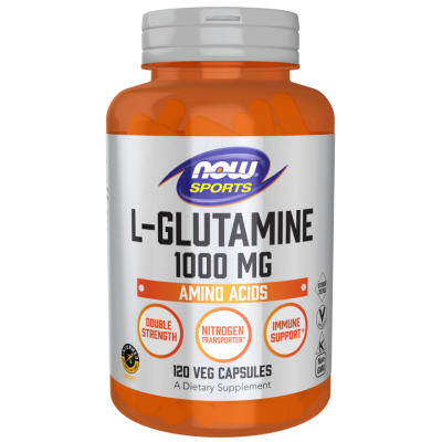 NOW Foods, L-Glutamina 1000mg - 120 Capsule vegetale