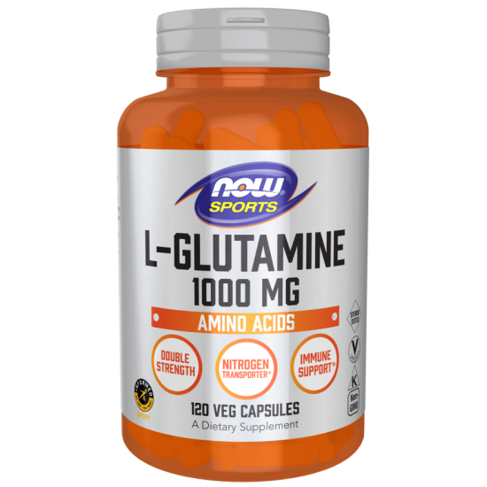 NOW L-Glutamina 1000mg - 120 Capsule