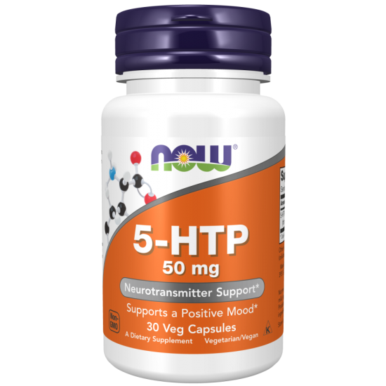 NOW 5-HTP 50mg - 30 Capsule vegetale