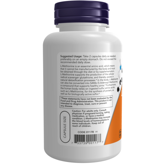 NOW FOODS L-Methionine 500 mg