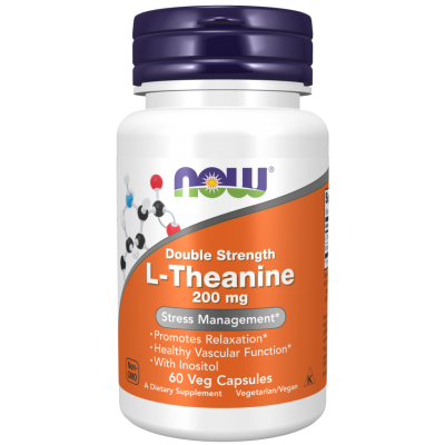 L-Theanine FORTE 200 mg cu Inozitol - 60 Capsule vegetale