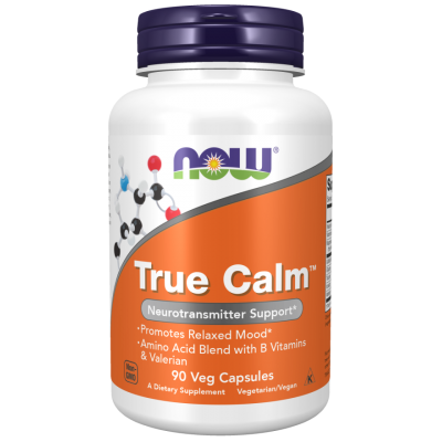 NOW Foods, Foods True Calm Amino Relaxer- 90 Capsule vegetale