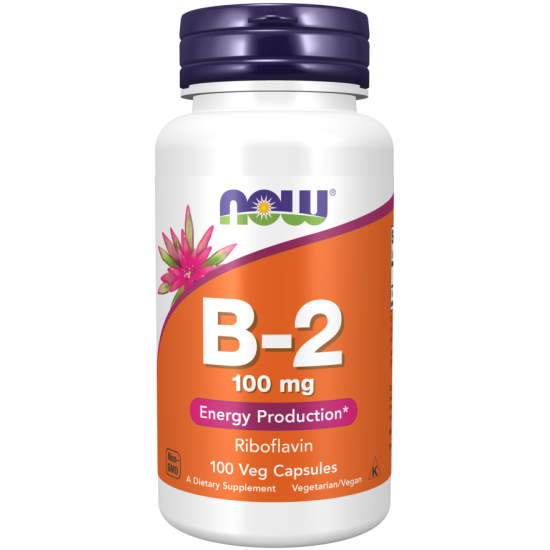 NOW Vitamina B-2 (Riboflavina) 100mg - 100 Capsule