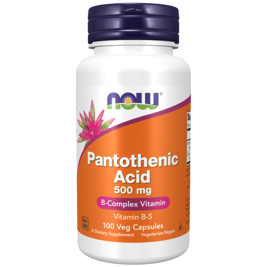 NOW Vitamina B-5 (Acid Pantotenic) 500mg - 100 Capsule