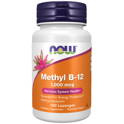 NOW Foods, Methyl B-12 1000mcg - 100 Tablete masticabile