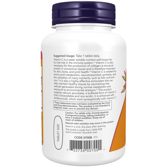 NOW Vitamina C-1000 Complex Tamponata - 90 Tablete