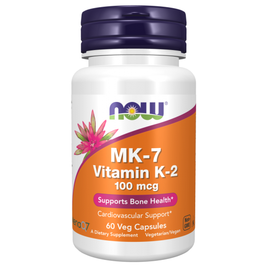 NOW Vitamina K-2 MK-7 100mcg - 60 Capsule vegetale