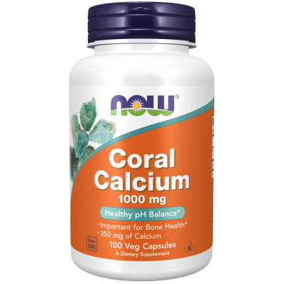 NOW Foods, Foods Coral Calcium 1000 mg - 100 Capsule vegetale