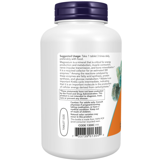 NOW Magnesium Malate 1000mg 180 Tablete