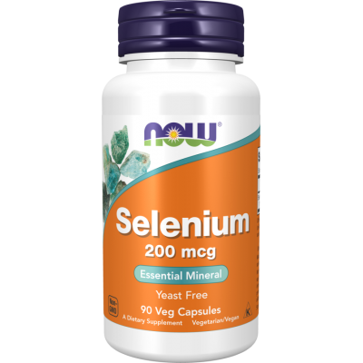 NOW Foods, Seleniu 200mcg - 90 Capsule vegetale