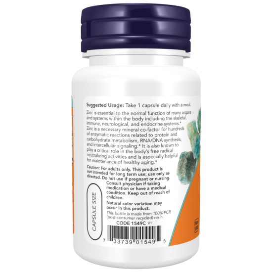 Now Foods Zinc picolinat 50mg