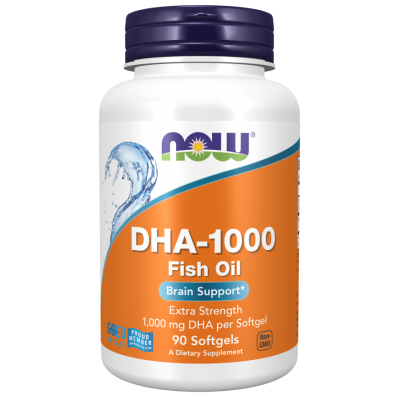 NOW Foods, DHA -1000, Suport cognitiv - 90 Softgels