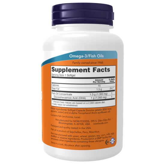 NOW DHA 1000mg - 90 Softgels