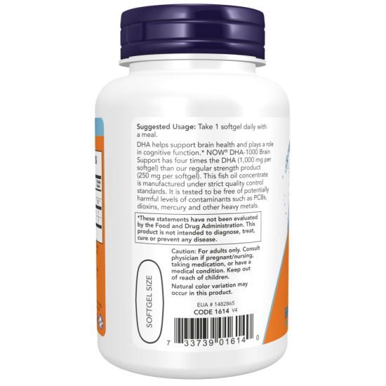 NOW DHA 1000mg - 90 Softgels