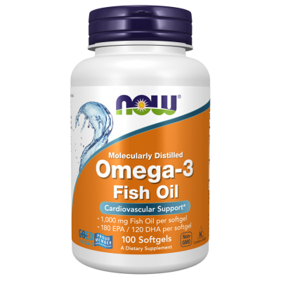 NOW Foods, Omega-3, 1000mg - 100 Softgels