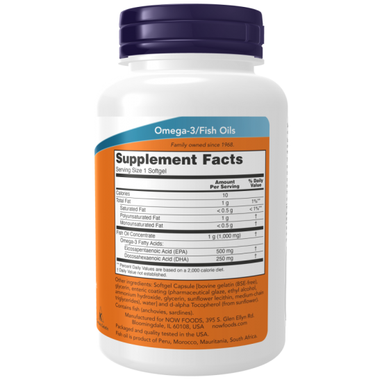 NOW ULTRA Omega-3 500 EPA / 250 DHA - 90 Softgels