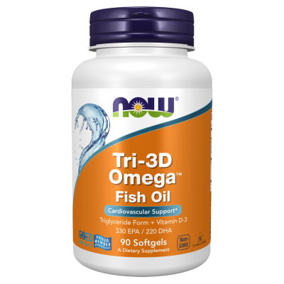 NOW Foods, Tri-3D Omega - 90 Softgels