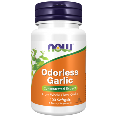 NOW Foods, Odorless Garlic - 100 Softgels