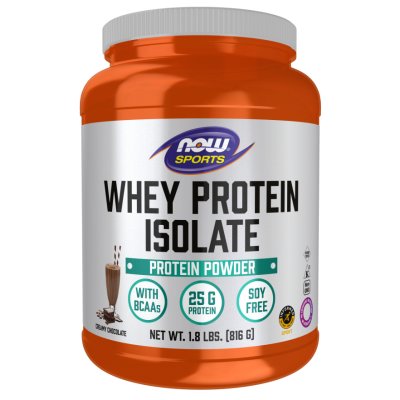 NOW Foods, Whey Protein Isolate  - 816g Ciocolata