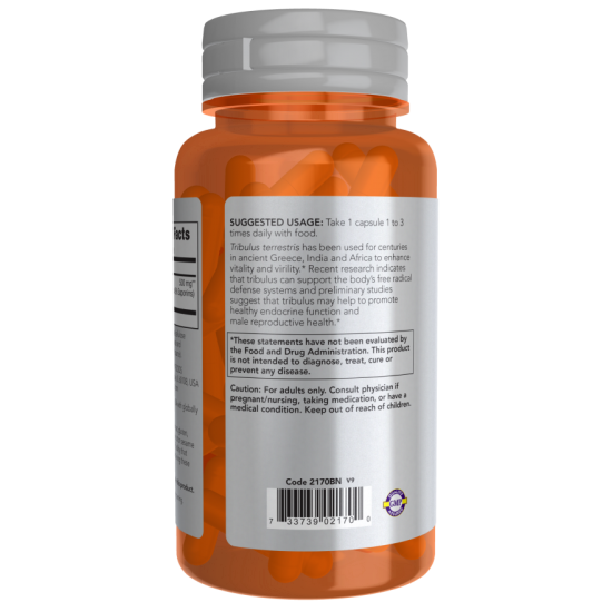 NOW Tribulus 500mg - 100 Capsule