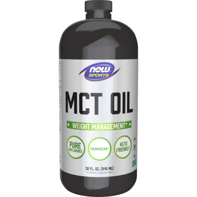 NOW Foods, MCT Oil, Controlul greutatii - 946ml