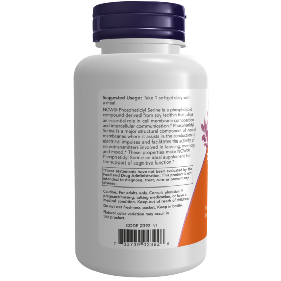 Phosphatidyl Serine 300mg, NOW Foods - 50 Softgels