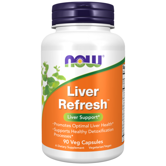 NOW Liver Refresh, detoxifiere si regenerare ficat - 90 Capsule