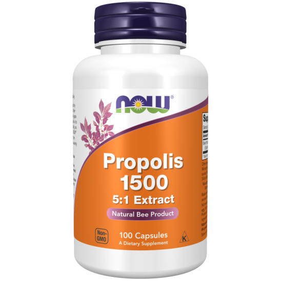 NOW FOODS Propolis 5:1 Extract, 1500mg - 100 Capsule 