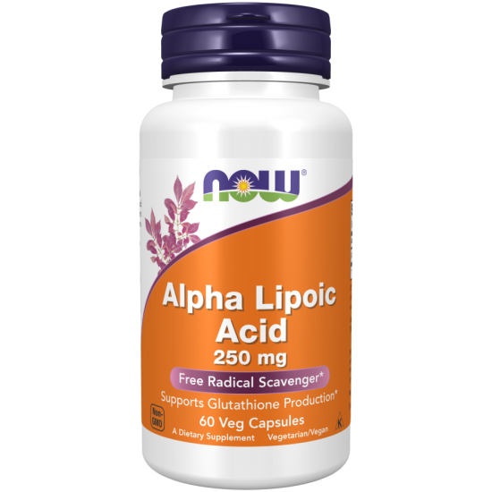 NOW Alpha Lipoic Acid 250mg - 60 Capsule vegetale