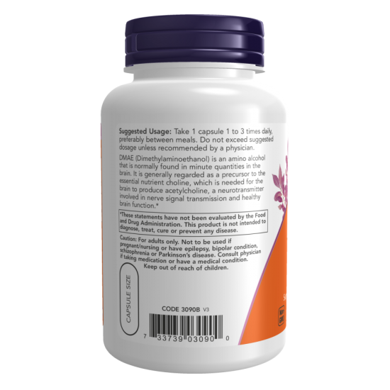 NOW DMAE 250mg - 100 Capsule vegetale