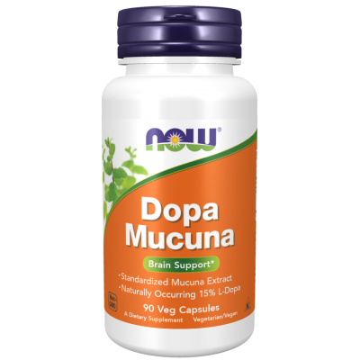 NOW Foods, DOPA Mucuna - 90 Capsule vegetale