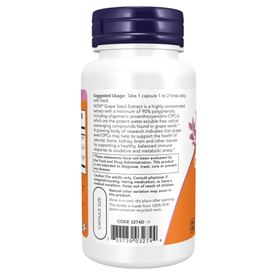 Now Foods Grape Seed Extract 250mg