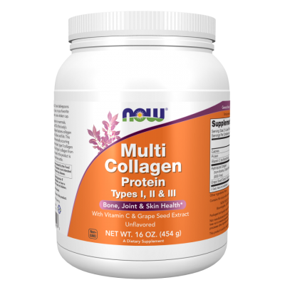 Multi Colagen Protein Pulbere Typer I. II, si III - 454g