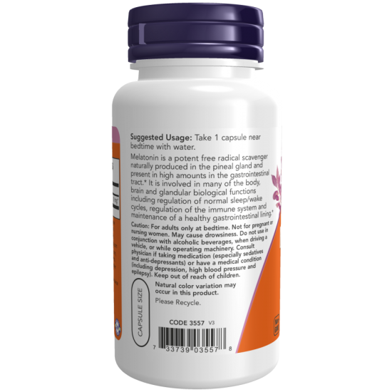 Now Foods Melatonina 10mg