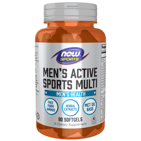 NOW Men's Extreme Sports Multi Vitamine - 90 Softgels