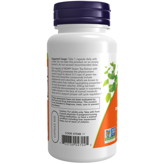 NOW EGCg Green Tea Extract 400 mg - 90 Capsule vegetale