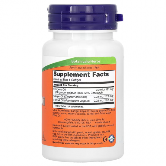 Now Foods Oregano Oil - 90 Softgels