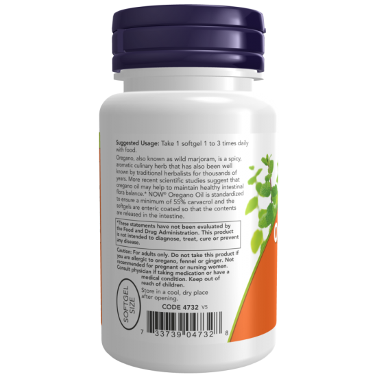 Now Foods Oregano Oil - 90 Softgels