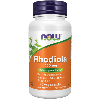 NOW Foods, Rhodiola 500mg - 60 Capsule vegetale