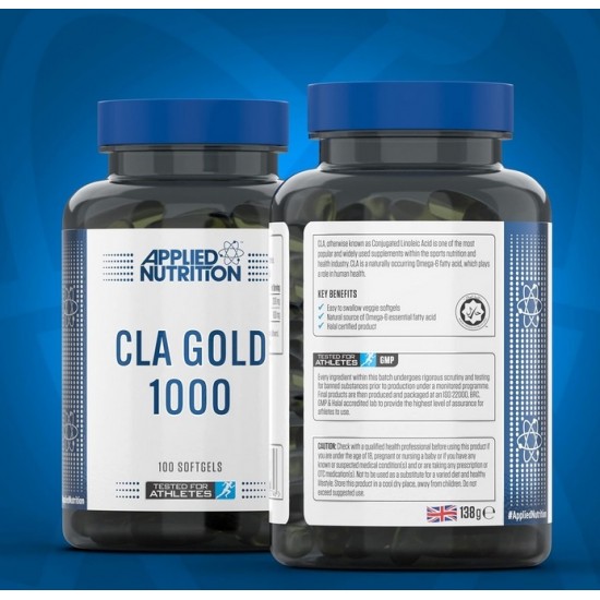 Applied Nutrition, CLA Gold 1000mg - 100 Softgels 