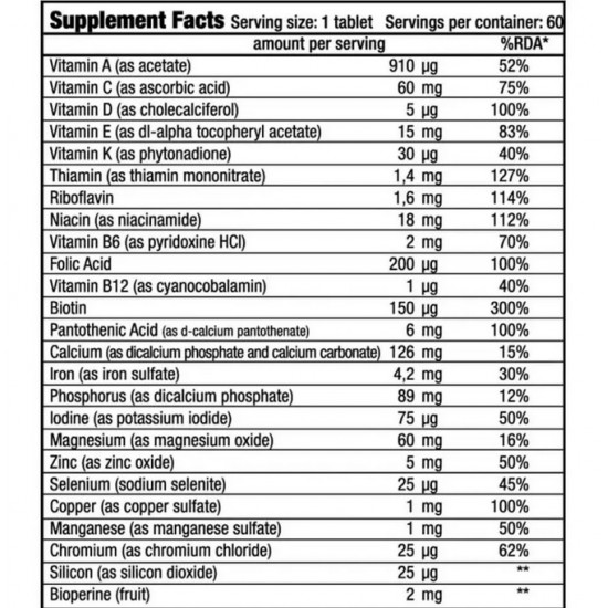 BiotechUSA Vitamin Complex - 60 Capsule