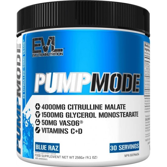 EVLution Pump Mode Pre-Workout- 258g