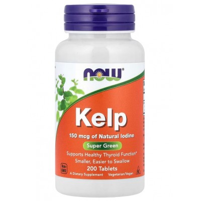 NOW Foods, Kelp 150mcg - 200 Tablete