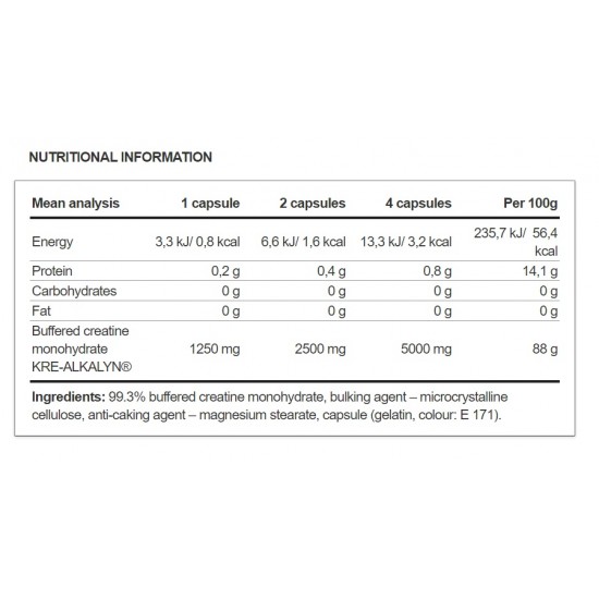 Olimp Creatina Kre-Alkalyn 2500 - 120 Capsule