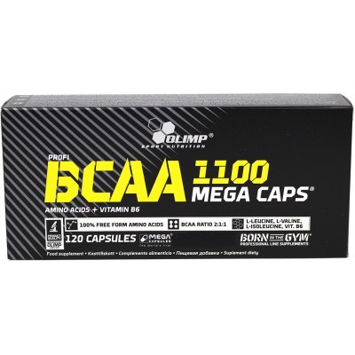 BCAA 1100 Mega Caps - 120 Capsule