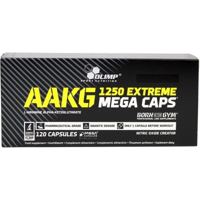 AAKG 1250 EXTREME Mega (Arginina Alfa-Ketoglutarata) - 120 Capsule