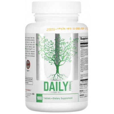 Daily Formula, Vitamine si Minerale - 100 Tablete