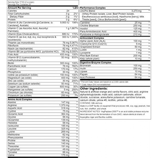 Universal Animal Pak - 312g