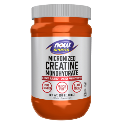 NOW Foods, Creatina Micronizata - 500g